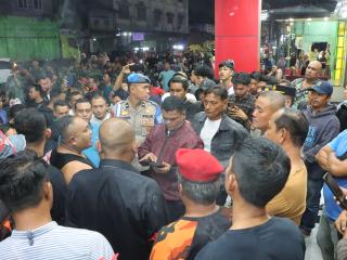 Kapolres Sergai AKBP Jhon Sitepu Bersama TNI Melaksanakan Patroli Antisipasi Pertikaian Antar Ormas